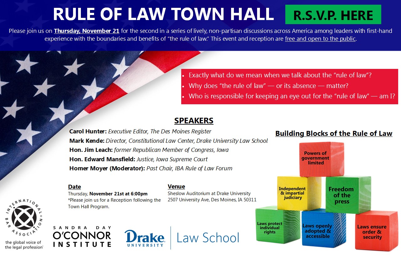 Des Moines Town Hall EFlyer