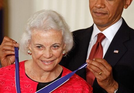 Policy Archives of Sandra Day O'Connor with Barack Obama